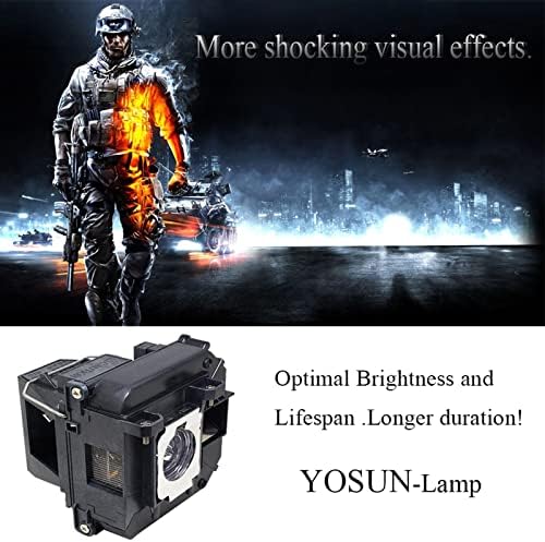 YOSUN V13H010L60 V13H010L61 Lâmpada do projetor para Epson ELPLP60 ELPLP61