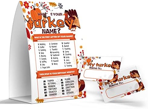 Qual é o seu jogo de nome da Turquia, jogos de festa de ação de graças para as atividades infantis da sala de