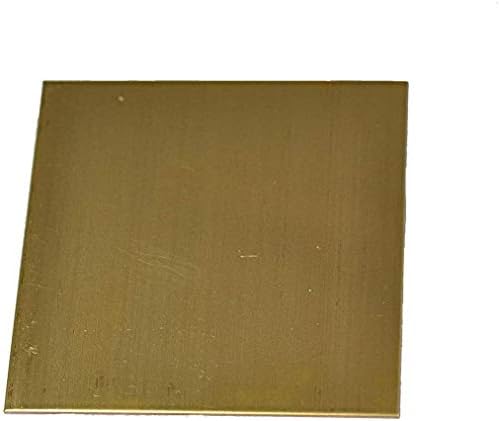 Yiwango Brass Copper Plate Metal Metal Refrigeração crua Materiais industriais H62 Cu 50mmx50mm, 1 50 mm Folha