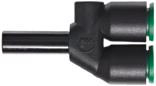LeGris 3142 08 00 Nylon Push-to-Connect ajuste, plug-in em linha Wye, 5/16 ou 8 mm