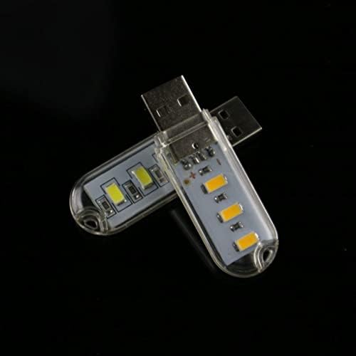 Acessórios de decoração de LED de Agips LED Night Light Light USB Mini Atmosfera de Emergência 3Leds LIVRES