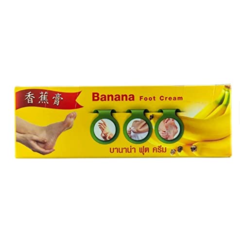 O Creme de Banana Creme de Banana Ajuda a secar, pés rachados, cotovelos, joelhos, pele preta para ser lisa,