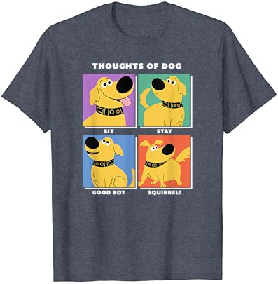 Disney Pixar Up Degug Thug Of Dog Expressions Box Up T-Shirt