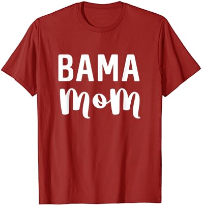 Bama Mom Alabama Presente T-shirt de futebol do dia da mãe