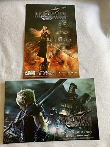 Final Fantasy VII - 11 X17 D/S Promo de videogame original Poster SDCC 2019