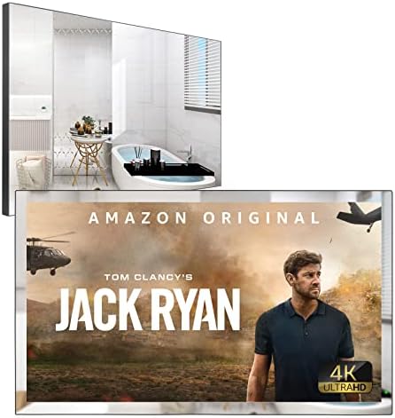 Soulaca 28 polegadas 4K espelho banheiro tv webos televisão wifi bluetooth embutido Alexa Smart TV Voice