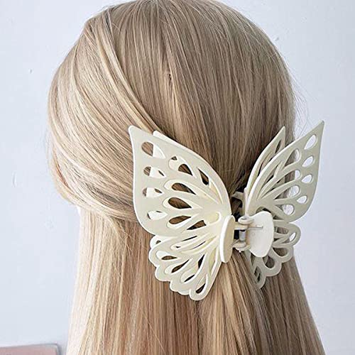 Cabelos de borboleta clipes de cabelos grandes clipes
