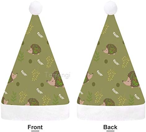 Chapéu de Papai Noel de Natal, Capinho de férias de Hedgehog de Hedgehog para adultos, Hats de Natal