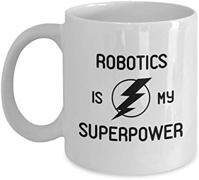 Robótica é meu engenheiro de caneca de café Superpower