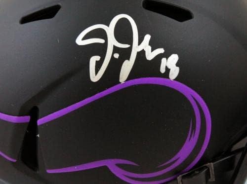 Justin Jefferson assinou os vikings Eclipse Speed ​​Mini capacete
