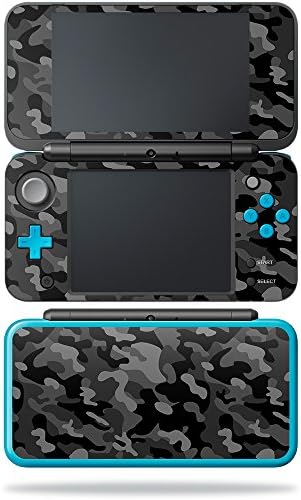 MightySkins Skin Compatível com a Nintendo Novo 2DS XL - Black Camo | Tampa protetora, durável e exclusiva do encomendamento