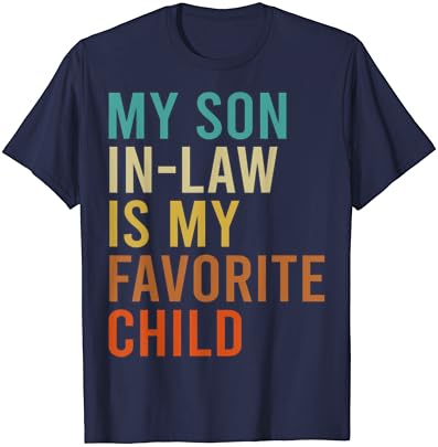 Meu filho é meu filho favorito, uma camiseta combinada de família engraçada