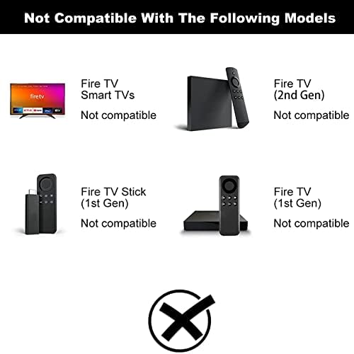 Veprag Voice Remote Compatível com Fire TV Stick 4K, Fire TV Stick, Fire TV Cube, Fire TV, Fire TV Stick Lite