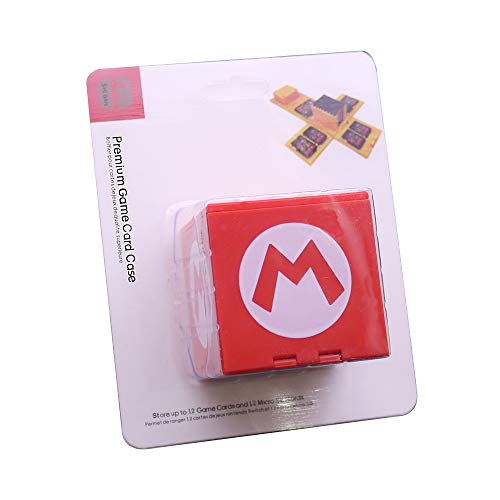 Caixa de armazenamento de jogos Dainslef Dainslef Mario para trocar de cartas de jogo, para Nintendo Switch