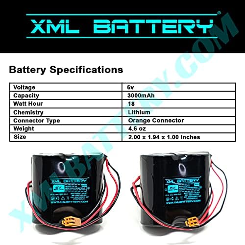 XML Bateria 6V 3000mAh BR-CCF2th 6V GE FANUC A06 Série A06B-0073-K001 A06B0073K001