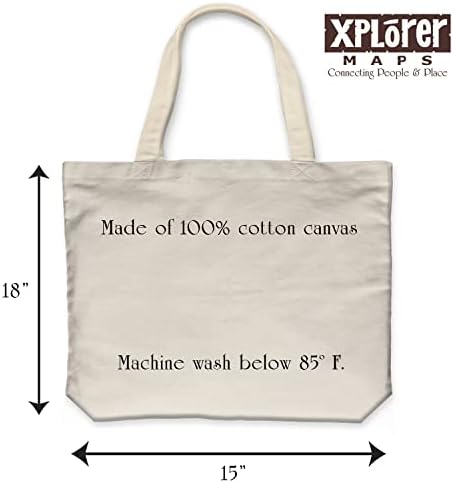 XPlorer Maps Sequoia & Kings Canyon Tote Tote Bag com alças, sacola de compras de pano, bolsa