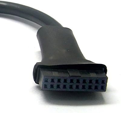 Xiaoshi 2-pacote USB 3.0 19 pinos macho para USB 2.0 Adaptador de cabos de alojamento da placa-mãe