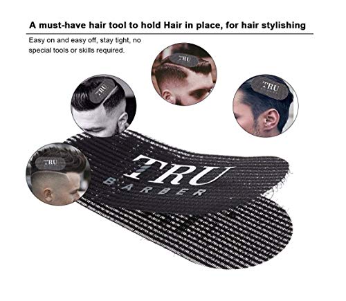 Tru Barber Hair Grippers ® 3 Cores Bundle Pack 6 PCs para homens e mulheres - salão e barbeiro, clipes de cabelo