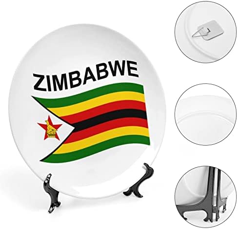 Bandeira do osso de cerâmica do Zimbábu