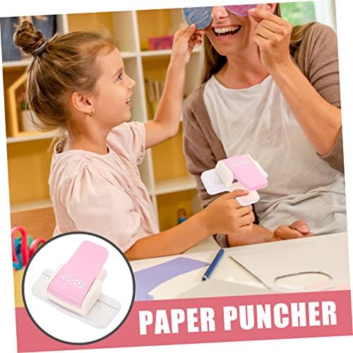 STOBOK Office Crafts Favors Paper White Reutilable for Diy Kids Planner Mini Puncador Punchamento