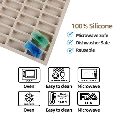2 PCs SJ Silicone Soap Molds para fabricação de sabão