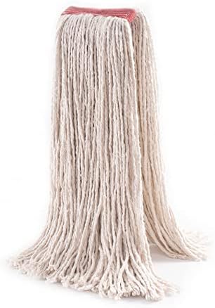 Limpeza de Matthew MOP de piso de algodão de 24 onças, algodão corda de corda de corda pesada refilagem