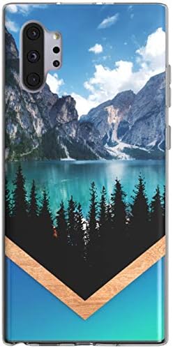 Toik Slim TPU Caixa de telefone para Samsung Galaxy Note 10 5G Plus S10 S9 S8 S7 Montanha Floresta Floresta