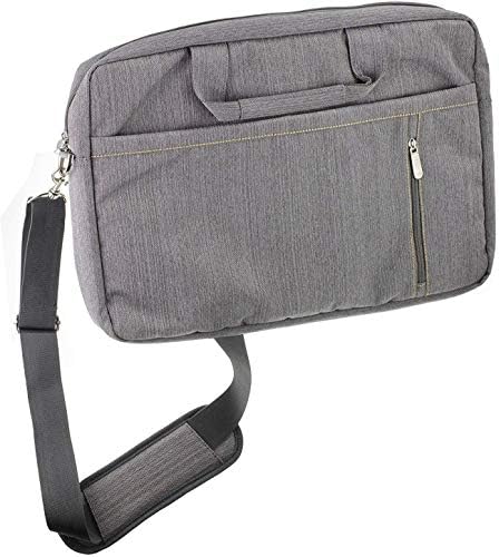 Navitech Gray Premium Messenger Bag - Compatível com o HP Elitepad 900