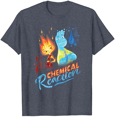 T-shirt de reação química da reação química da Disney e Pixar