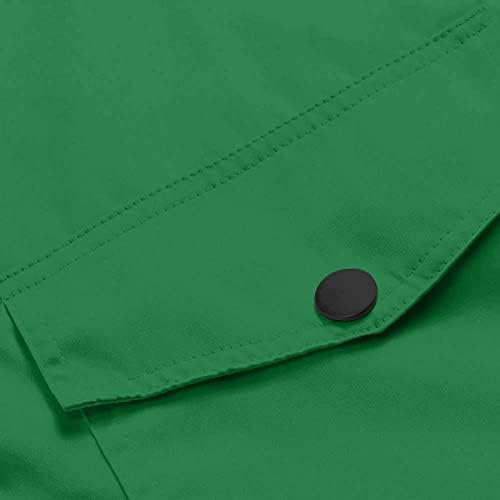 Jackets Nokmopo para mulheres Moda Mulher Solid Stripe Cenos de chuva ao ar livre Plus Capoled Capuz Caput à prova