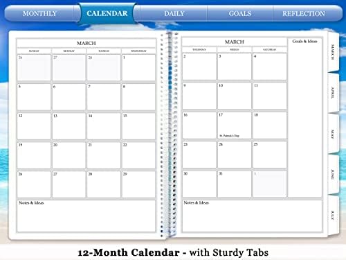 Tools4wisdom março de 2023-2024 Planejador - Daily Weekly Monthly - SoftCover - Colorsplash