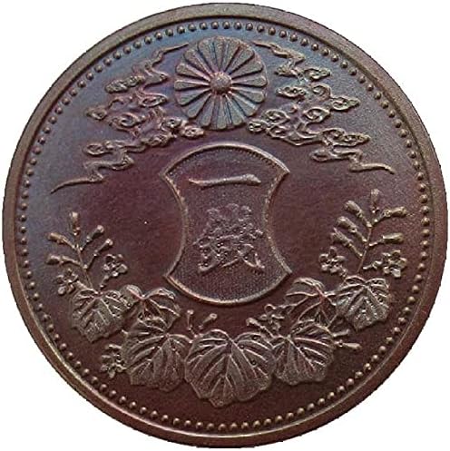 Copper japonês 1 Money Dazheng 5 anos Copiar Coin Comemorative