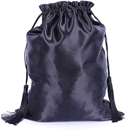 Sacos de armazenamento de cabelo para moda feminina, sacos de manchas com cordão grande para extensões