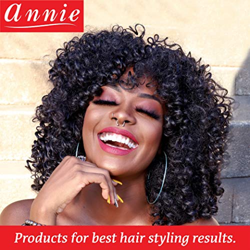 Annie Salon Style Medium Foam Hair Rollers - Amarelo de 7/8 - conjunto de 12 peças - Ferramentas