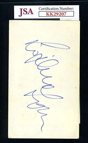 Sophia Loren JSA Cert assinou o autógrafo de cartão de índice 3x5