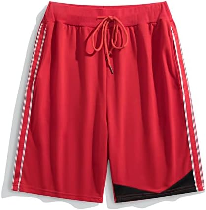 Shorts de basquete wenkomg1 para homens, colorido rápido de colorido Althletic com troncos leves