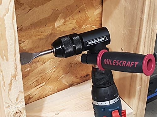 Milescraft 1305 Drill90Pro - Acessório de broca de ângulo reto pesado