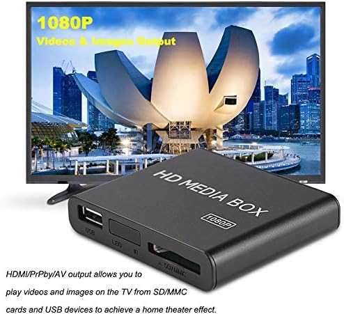 Full HD Mini Box Media Player 1080p HDMI Media Player Box Support USB MMC RMVB MP3 AVI MKV PLAYER DIGITAL