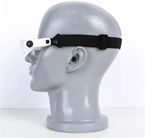 Liujun 3.8x lupa na cabeça de vidro TV Glasses com suporte de telefone e copos de óculos