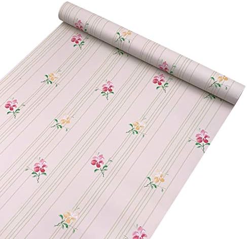 Yifely linhas prateleira e gaveta Liner floral prateleira papel auto-adesivo refazer o organizador