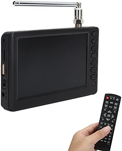 ZUNATE 5 polegadas TV digital portátil, TV portátil 1080p para TV digital ATSC, Cartão de suporte