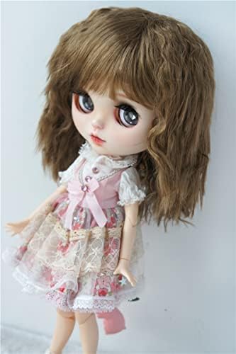 Jusuns JD349 11-12 polegadas 28-30cm Pretty and Spunky Smart Curly Synthetic Mohair BJD Wigs