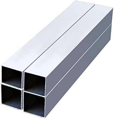 Tubo quadrado de alumínio de surpresa, tamanho 40 mm x 20 mm x 1 mm, comprimento 600mm/23,62 , tubulação