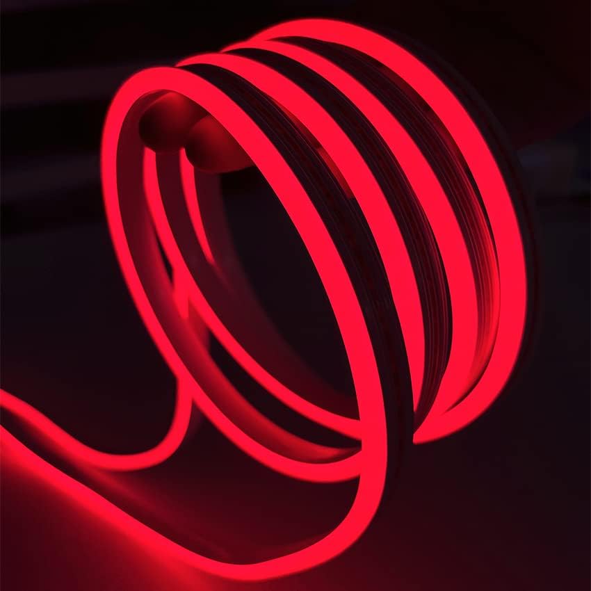 Luz de corda de neon led vasten, 16,4ft/5m 12V LED LED LED LIMPA DE TRILHA NEO