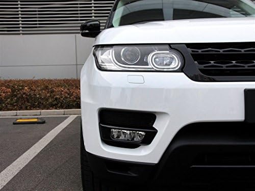 Black Abs Front Light Tiras de tiras de tampa para Land Rover Range Rover Sport 2014-2017