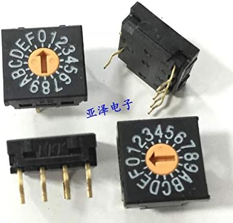 [VK] Japão NKK FR01-FR16P-ST DIAL rotativo o interruptor de código 0-F interruptor de codificação 16 engrenagem