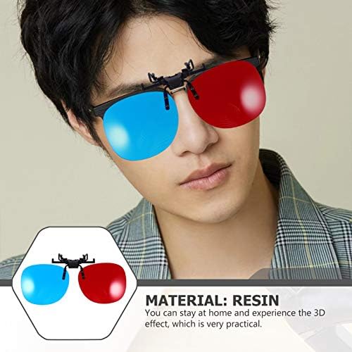 Solustre anti-brilho óculos 6pcs filmes portáteis em todos os jogos de clipe passivo lentes e clipe prático caça