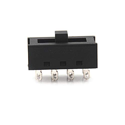 5 PCs Novo 220V-440V XC-2310 Switch deslizante pontual 8 pinos alternante interruptor preto de três velocidades