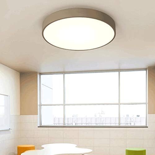 Aunevn Iluminação interna Minimalista criativa Luz de teto LED LED, estudo redondo da sala
