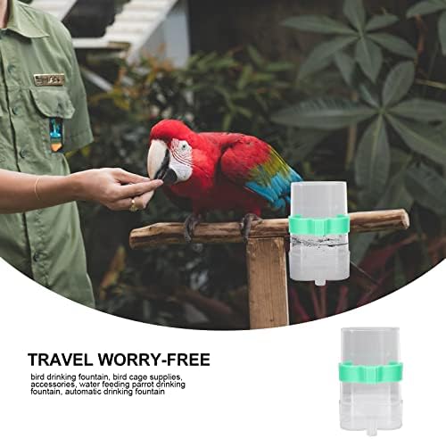 Happyyami Pet Supplies Pádio Distribuidor de Água de Água de Aves Dispensador de Água de Pássaro 5pcs